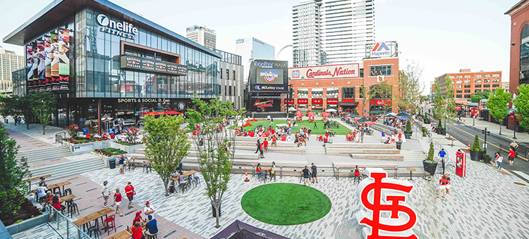 Ballpark Village St. Louis - Join us for a One Nation celebration on  Sunday, April 2nd with a St. Louis Blues​ pep rally at 12 PM followed by  the St. Louis Cardinals​ #